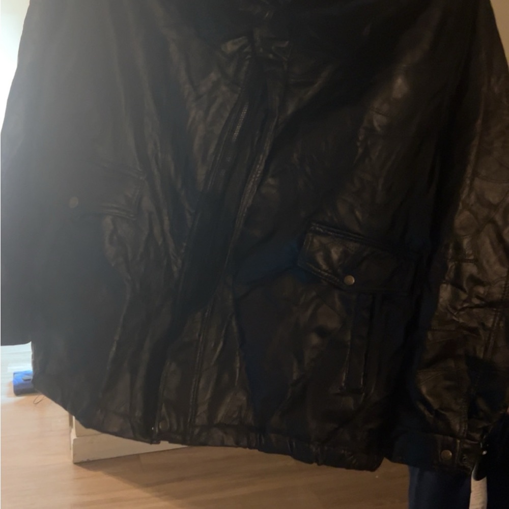 Men’s brand leather jacket